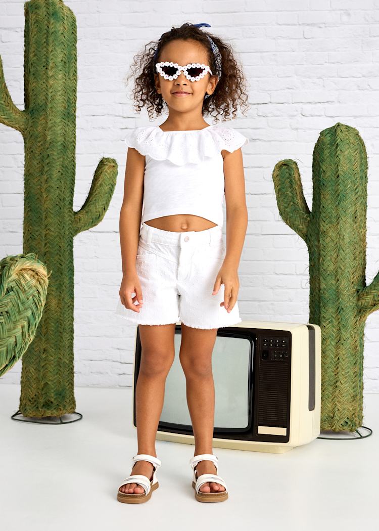pantalon-corto-bajo-desflecado-nina-blanco-XL-1