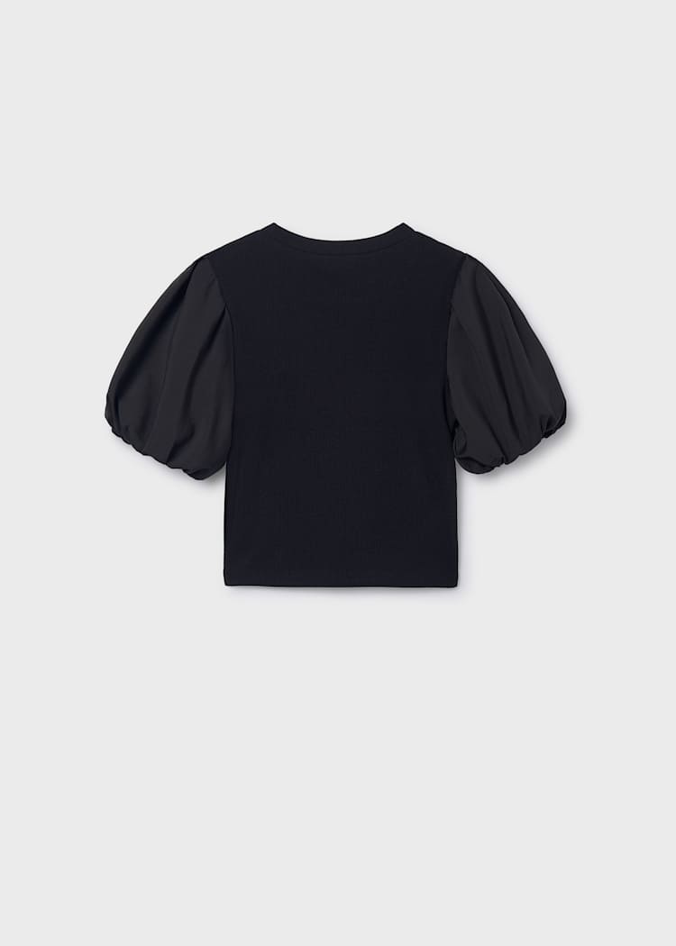 camiseta-canale-mangas-abullonadas-chica-negro-XL-5